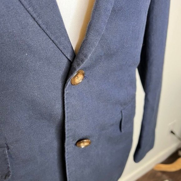 J.Crew $248 Ludlow Slim Fit Unstructured Suit Jacket Cotton Linen 42R AU428 - Picture 9 of 11